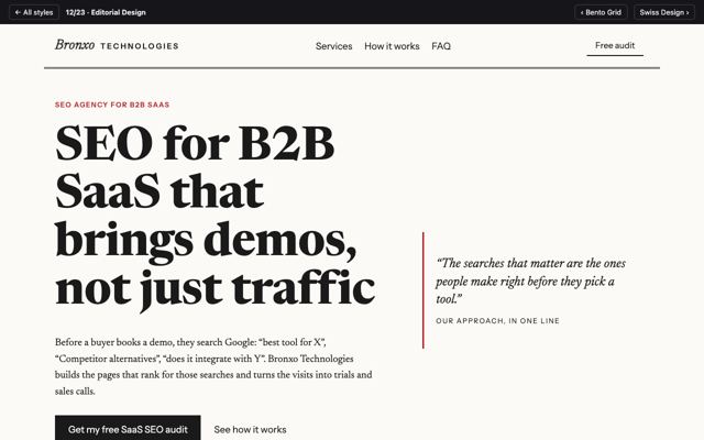 Preview of the Editorial Design design